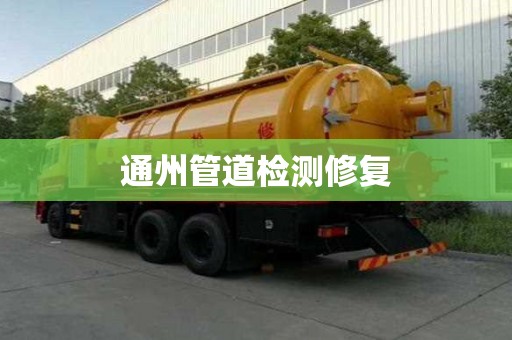 通州管道檢測(cè)修復(fù)