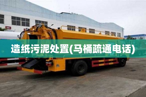造紙污泥處置(馬桶疏通電話)