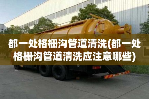 都一處格柵溝管道清洗(都一處格柵溝管道清洗應(yīng)注意哪些)