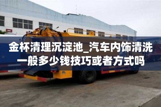 金杯清理沉淀池_汽車內飾清洗一般多少錢技巧或者方式嗎
