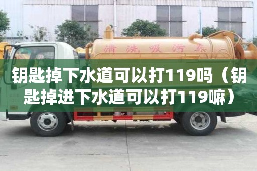 鑰匙掉下水道可以打119嗎（鑰匙掉進下水道可以打119嘛）