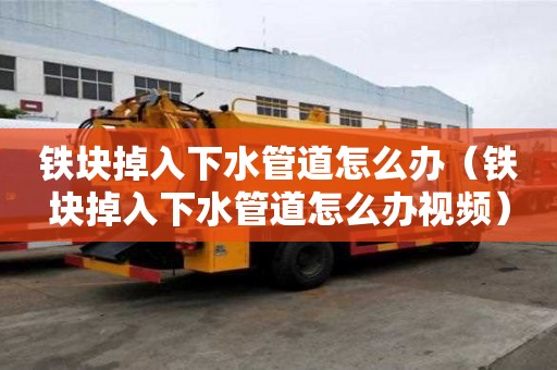 鐵塊掉入下水管道怎么辦（鐵塊掉入下水管道怎么辦視頻）