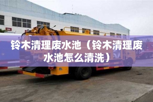 鈴木清理廢水池（鈴木清理廢水池怎么清洗）