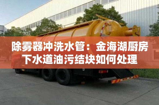 除霧器沖洗水管：金海湖廚房下水道油污結塊如何處理