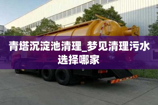 青塔沉淀池清理_夢見清理污水選擇哪家