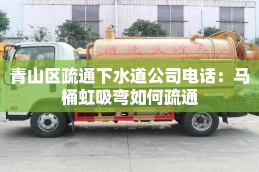 青山區疏通下水道公司電話：馬桶虹吸彎如何疏通