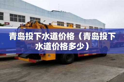 青島投下水道價格（青島投下水道價格多少）
