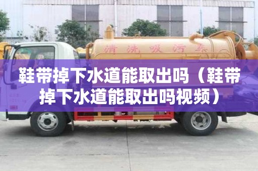 鞋帶掉下水道能取出嗎（鞋帶掉下水道能取出嗎視頻）