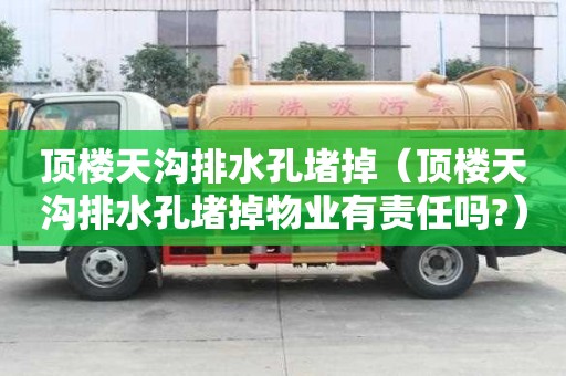 頂樓天溝排水孔堵掉（頂樓天溝排水孔堵掉物業(yè)有責(zé)任嗎?）