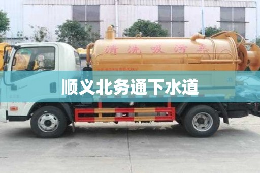 順義北務通下水道