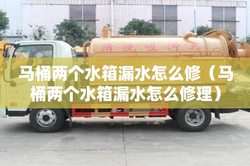 馬桶兩個水箱漏水怎么修(馬桶兩個水箱漏水怎么修理) 馬桶兩個水箱漏水怎么修(馬桶兩個水箱漏水怎么修理)