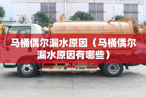 馬桶偶爾漏水原因(馬桶偶爾漏水原因有哪些) 馬桶偶爾漏水原因(馬桶偶爾漏水原因有哪些)