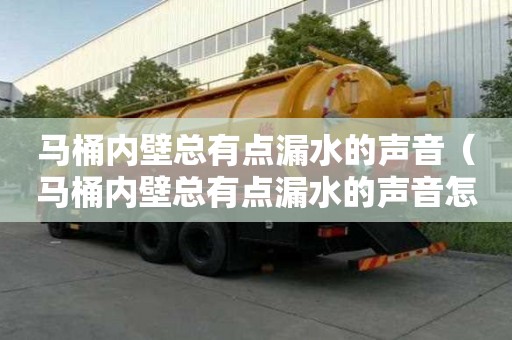 馬桶內壁總有點漏水的聲音（馬桶內壁總有點漏水的聲音怎么辦）