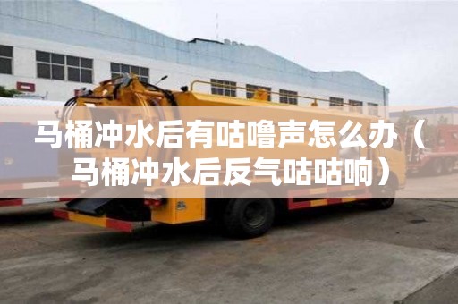 馬桶沖水后有咕嚕聲怎么辦（馬桶沖水后反氣咕咕響）