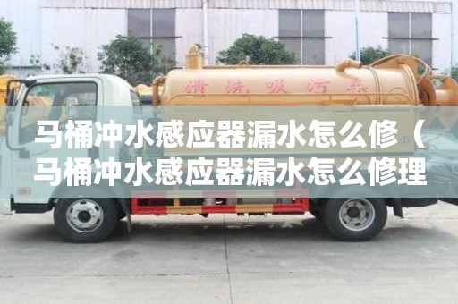 馬桶沖水感應器漏水怎么修（馬桶沖水感應器漏水怎么修理）