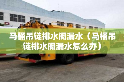 馬桶吊鏈排水閥漏水（馬桶吊鏈排水閥漏水怎么辦）