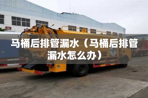 馬桶后排管漏水(馬桶后排管漏水怎么辦) 馬桶后排管漏水(馬桶后排管漏水怎么辦)