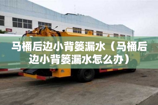馬桶后邊小背簍漏水（馬桶后邊小背簍漏水怎么辦）