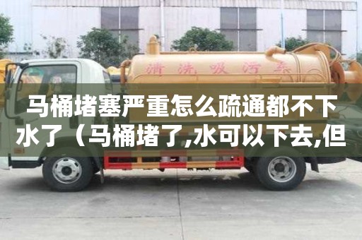 馬桶堵塞嚴重怎么疏通都不下水了（馬桶堵了,水可以下去,但特別慢）