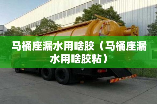 馬桶座漏水用啥膠（馬桶座漏水用啥膠粘）