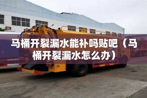 馬桶開裂漏水能補嗎貼吧（馬桶開裂漏水怎么辦）