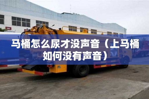 馬桶怎么尿才沒聲音（上馬桶如何沒有聲音）