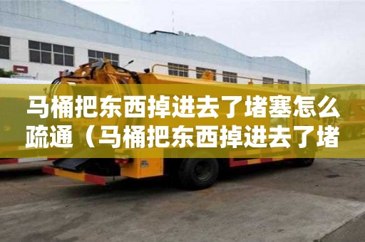 馬桶把東西掉進去了堵塞怎么疏通（馬桶把東西掉進去了堵塞怎么疏通管道）