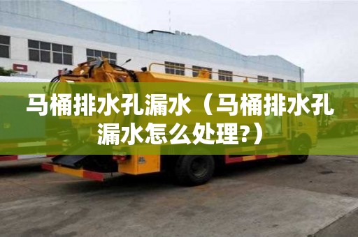 馬桶排水孔漏水（馬桶排水孔漏水怎么處理?）
