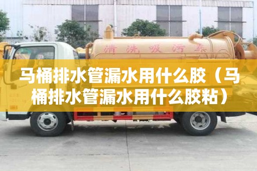 馬桶排水管漏水用什么膠（馬桶排水管漏水用什么膠粘）