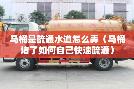 馬桶是疏通水道怎么弄（馬桶堵了如何自己快速疏通）