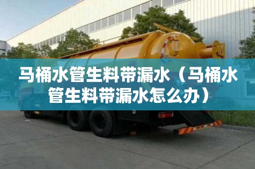 馬桶水管生料帶漏水（馬桶水管生料帶漏水怎么辦）