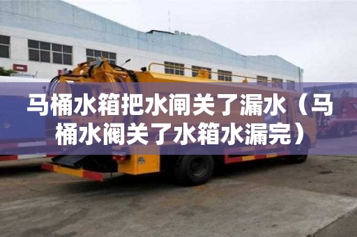 馬桶水箱把水閘關了漏水（馬桶水閥關了水箱水漏完）