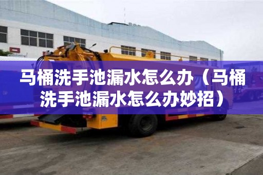 馬桶洗手池漏水怎么辦(馬桶洗手池漏水怎么辦妙招) 馬桶洗手池漏水怎么辦(馬桶洗手池漏水怎么辦妙招)