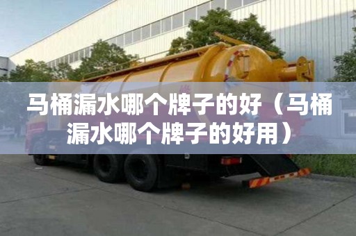 馬桶漏水哪個牌子的好（馬桶漏水哪個牌子的好用）
