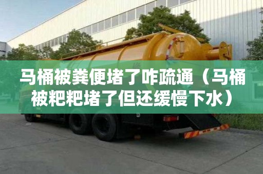 馬桶被糞便堵了咋疏通（馬桶被粑粑堵了但還緩慢下水）