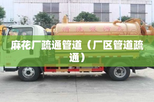 麻花廠疏通管道（廠區(qū)管道疏通）