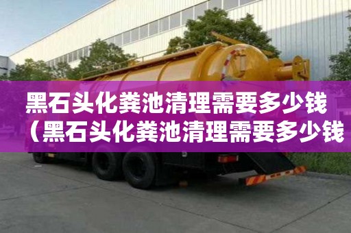 黑石頭化糞池清理需要多少錢（黑石頭化糞池清理需要多少錢一個）
