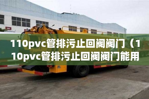 110pvc管排污止回閥閥門（110pvc管排污止回閥閥門能用多久）