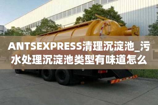 ANTSEXPRESS清理沉淀池_污水處理沉淀池類型有味道怎么辦