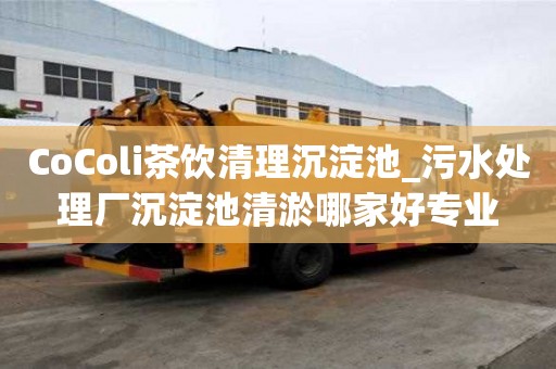 CoColi茶飲清理沉淀池_污水處理廠沉淀池清淤哪家好專業