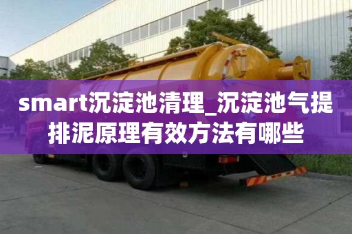 smart沉淀池清理_沉淀池氣提排泥原理有效方法有哪些